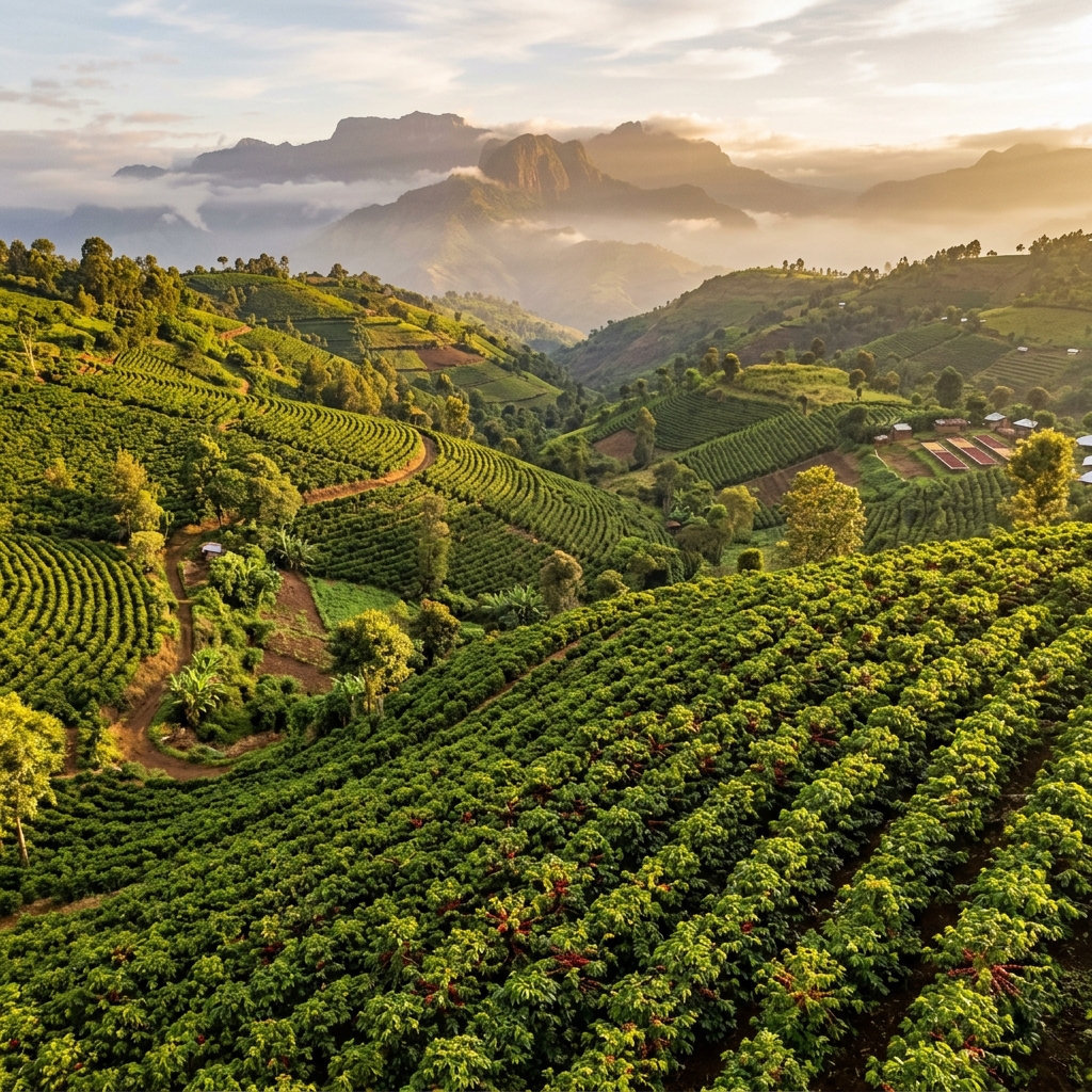 Coffee plantation in Kenya